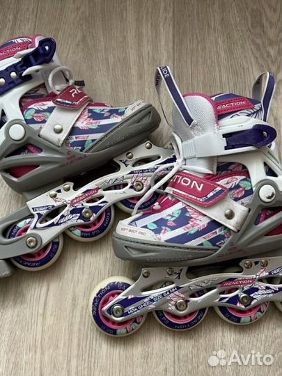 Роликовые коньки детские раздвижные