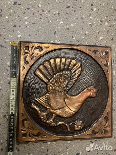 Чеканка медная СССР