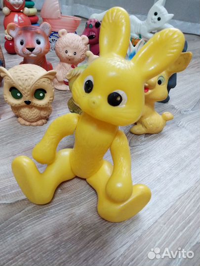 Резиновые и пластиковые игрушки СССР