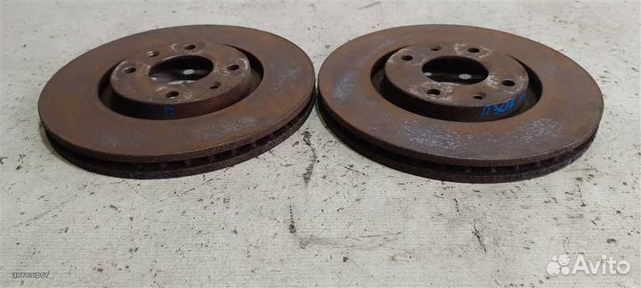 Диск тормозной вентилируемый передний пара Peugeo