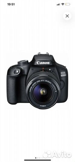 Зеркальный фотоаппарат canon 4000d