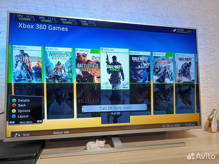 Игровая приставка xbox 360 прошитая с играми