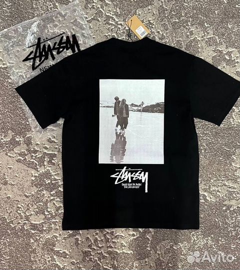 Футболка Stussy Low Tide Black Оригинал