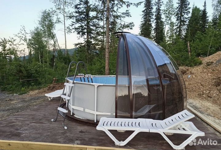 Павильон для бассейна. Купол для бассейна