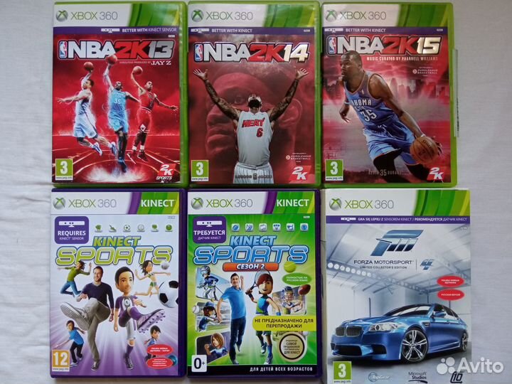 Kinect игры диски для Kинект на Xbox 360