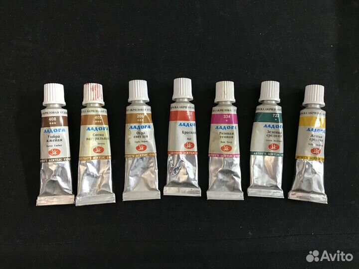 Краски акриловые художественные