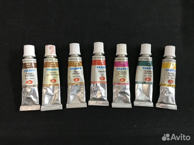 Краски акриловые художественные