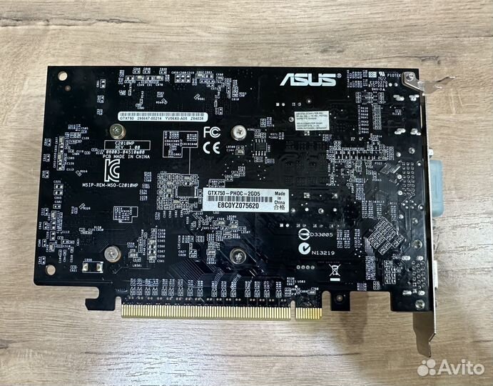 Видеокарта Asus gtx 750 ti 2gb