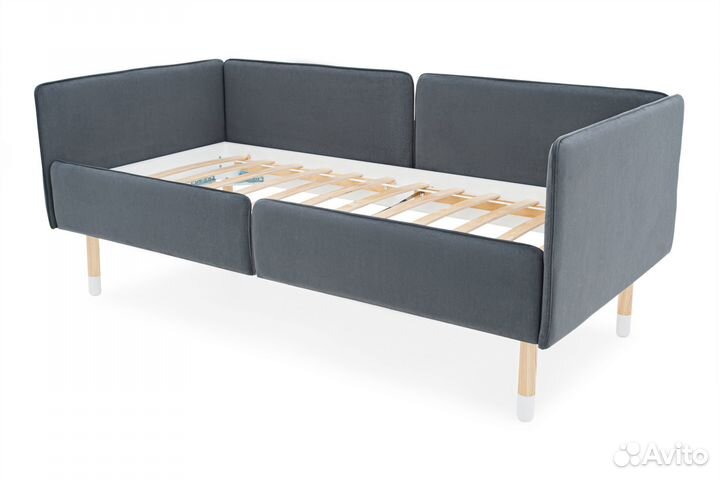 Детская кровать диван с мягкими бортиками