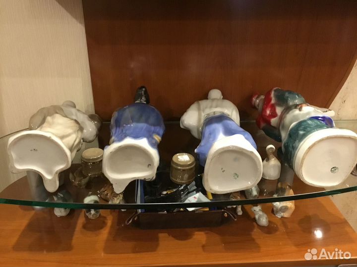 Штоф фарфоровый Казак