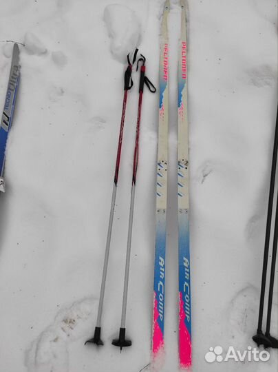 Лыжи беговые, несколько пар, для детей