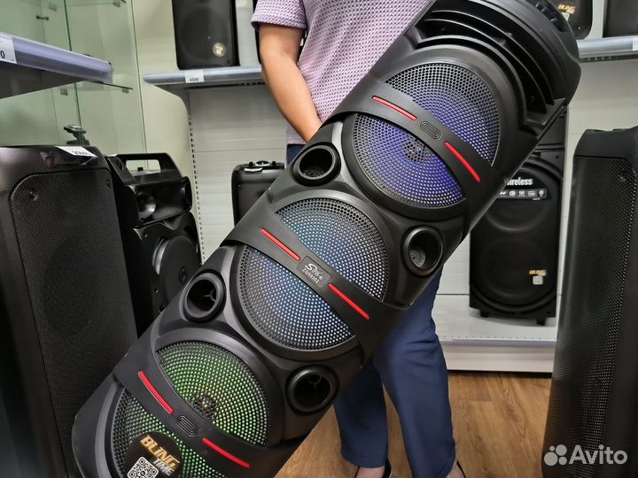 Большая портативная Блютуз колонка. Zqs 8302