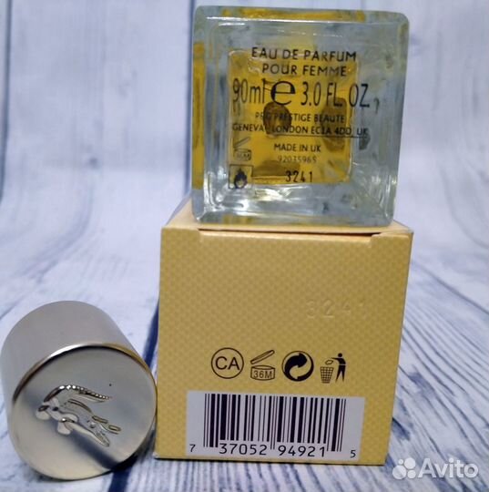 Lacoste pour femme 90ml старая версия
