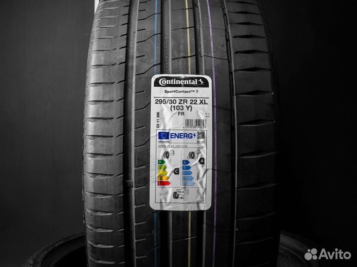 Continental ContiSportContact 7 295/30 R22 и 265/35 R22