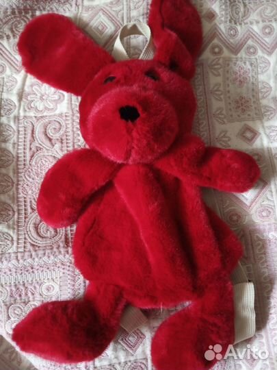 Плюшевый рюкзак медведь новый