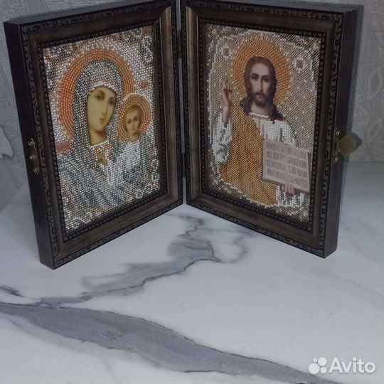 Иконы вышитые бисером