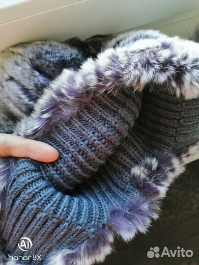 Шапка зимняя меховая женская