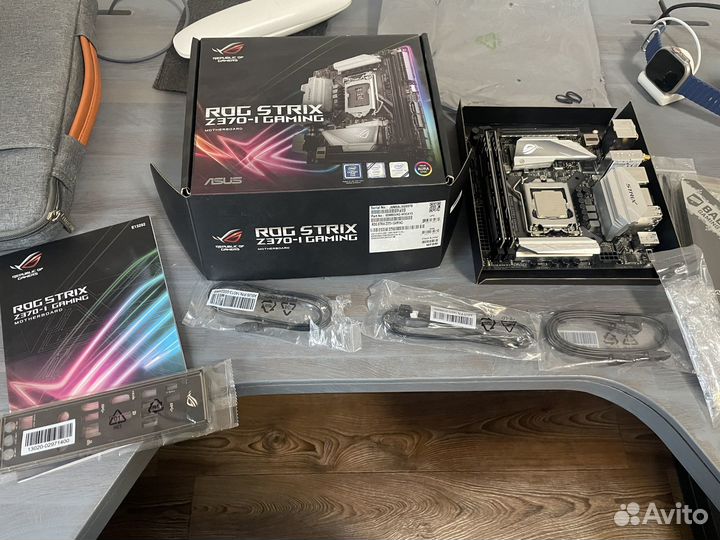 Материнская плата Asus rog strix z370i+i5 8400+16G