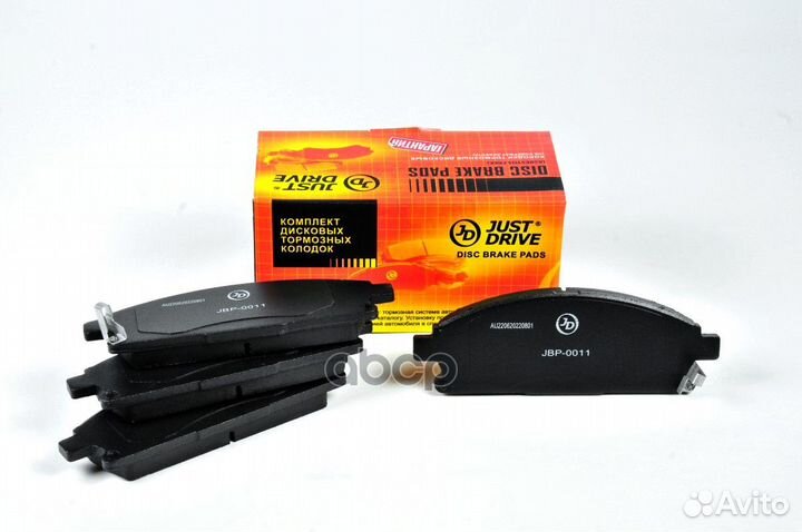 Колодки тормозные, передние D1211MH JBP0011 Jus