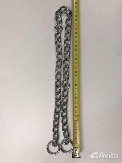 Рывковая цепочка/ошейник-удавка для собак 74 см