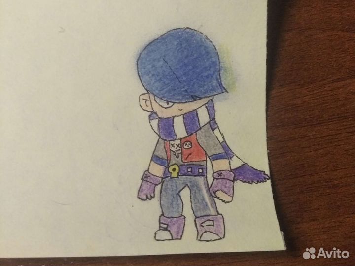 Рисунок карандашом Эдгар