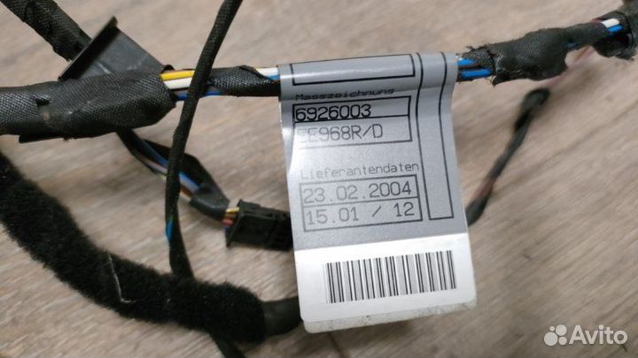 Проводка двери задняя правая Bmw 530 D E61 M57N