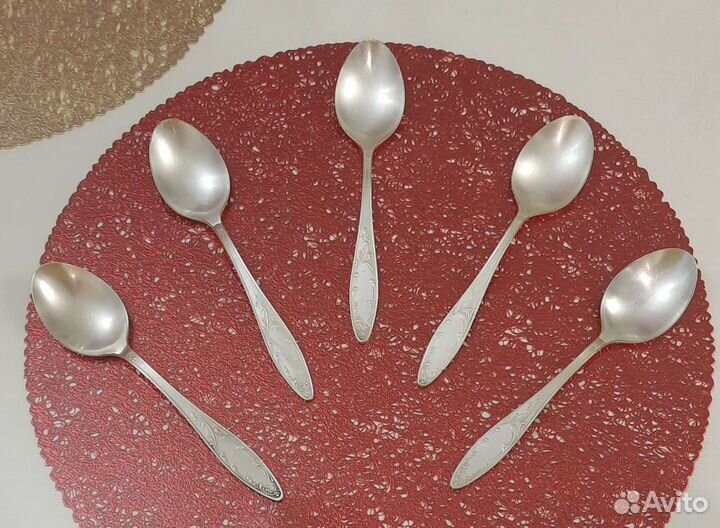 5 столовых ложек мельхиор 