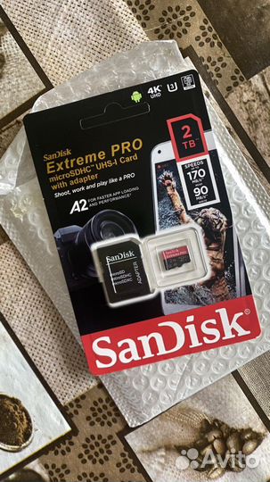 Карта памяти MicroSD Sandisk 2 tb