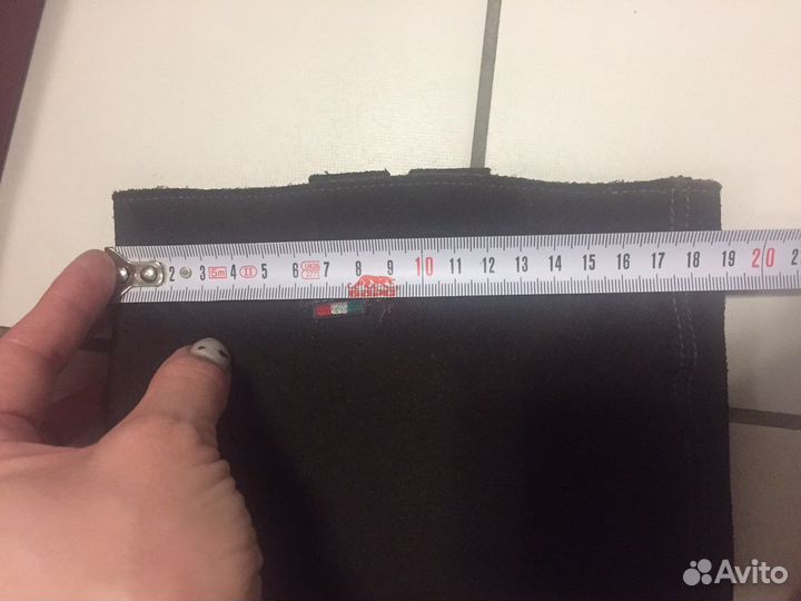 Сапоги замша