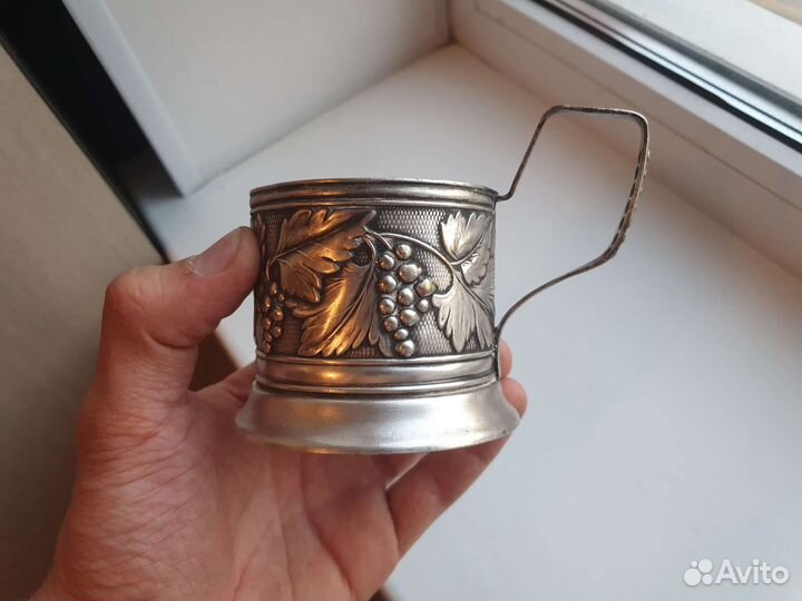Подстаканник виноград СССР