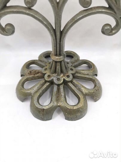 Подсвечник на 3 свечи Силумин Аллюминий