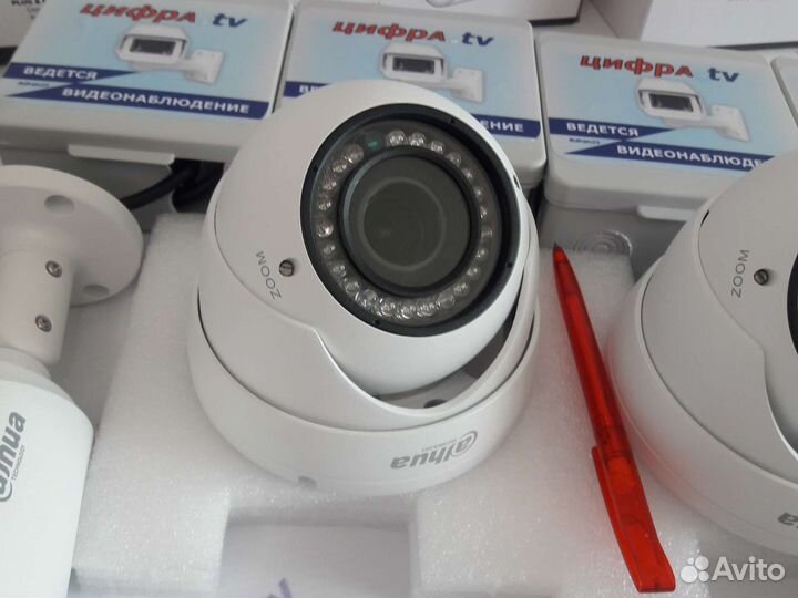 Комплект видеонаблюдения 4Мп Dahua 7 камер