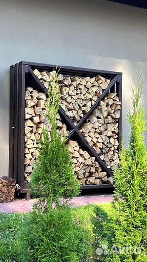 Дровница уличная Куб макси