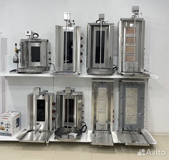 Гриль прижимной для шаурмы