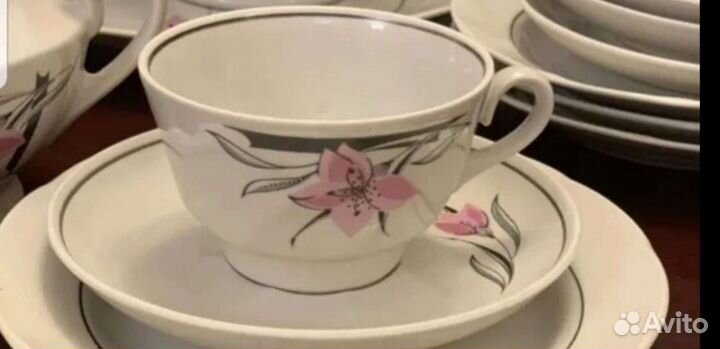 Чайные пары. Рижский сервиз. СССР