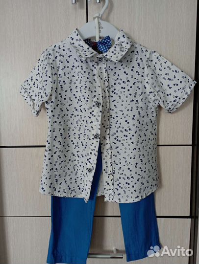 Комплект брюки и рубашка