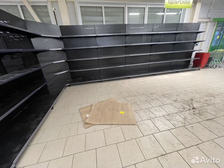 Стеллаж металлический торговый