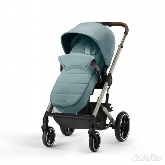 Теплая накидка в коляску cybex balios sky blue