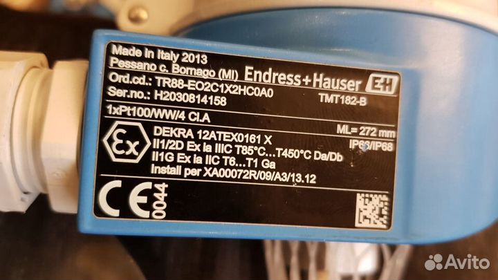 Датчики температуры Endress+ Hauser -200+1100град