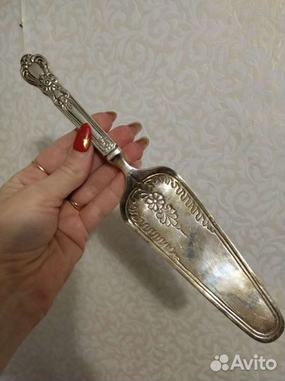 Лопатка для торта мельхиор