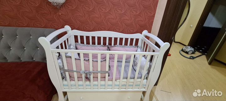 Бортики в детскую кроватку бу