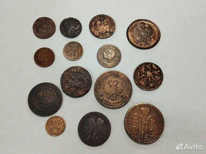 Медные царские монеты