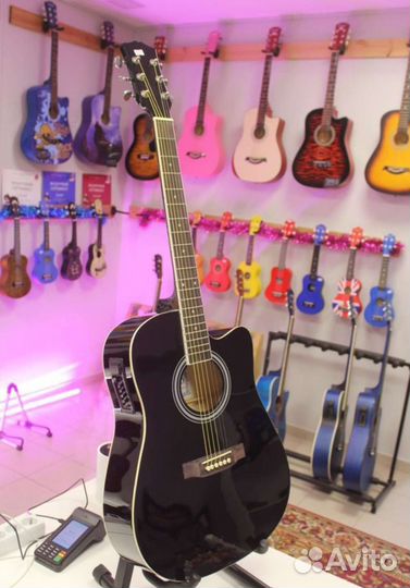 Гитара электроакустика ёлка новая, гарантия