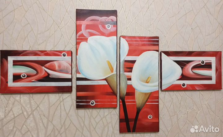 Картина модульная маслом