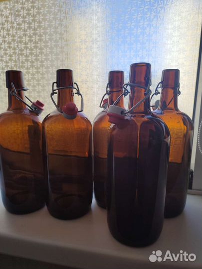 Бутылка с бугельной пробкой 1 л