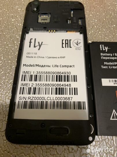 Fly Life Compact, 8 ГБ