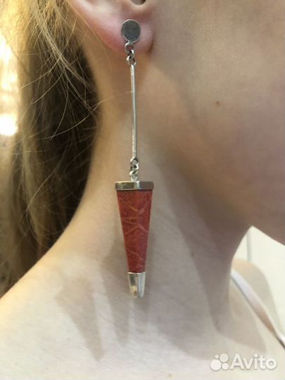 Серьги серебряные