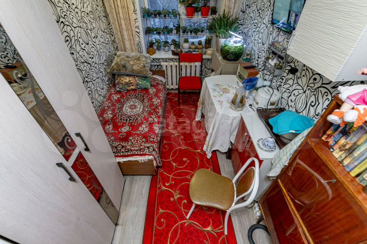 Комната 9,6 м² в 1-к., 4/4 эт.