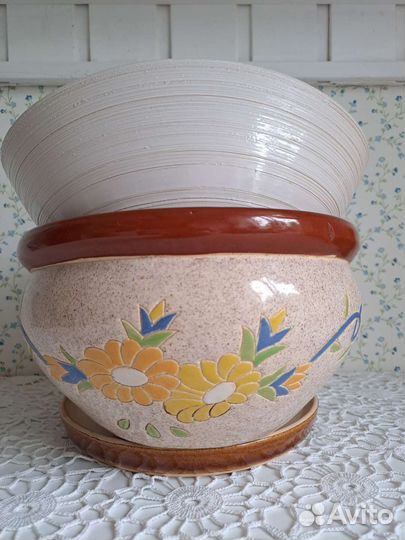 Кашпо Горшок керамический для цветов