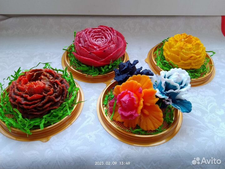 Мыло ручной работы в куполе на 8 марта